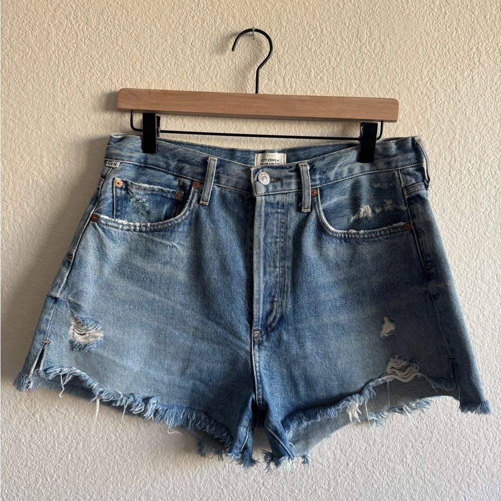 Citizens of Humanity High Rise Denim Shorts